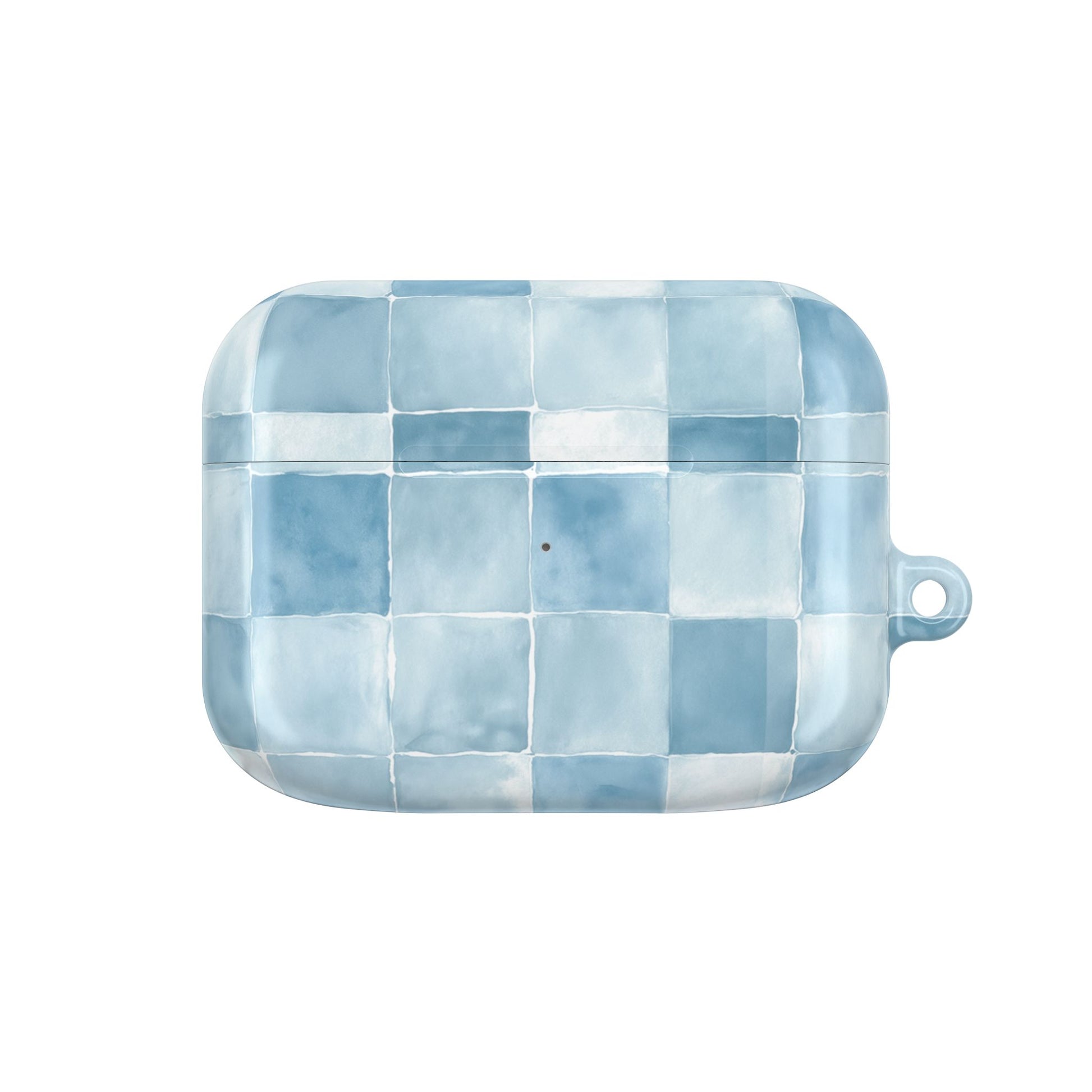 Light blue tiles Airpods case
