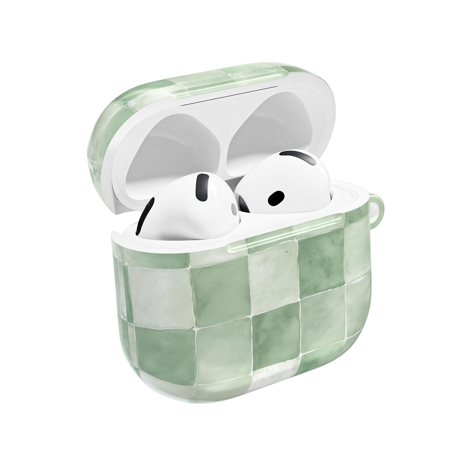 Green tiles Airpods case