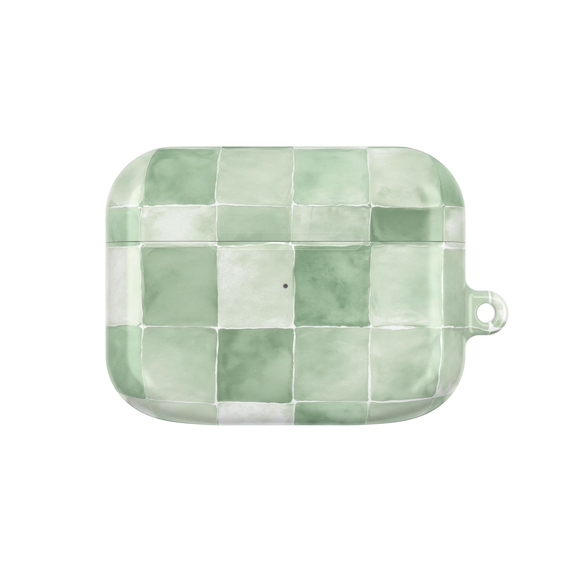 Green tiles Airpods case